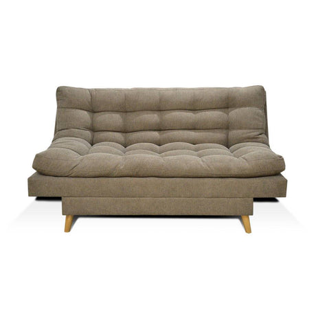 Sofá Cama Gabana Camel 180x95cm De 3 Puestos Reclinable sin Apoya Brazos - Sofas | Bylmo