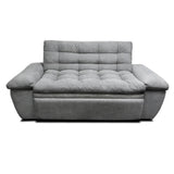 Sofá Cama Mirano Gris 190x95cm De 3 Puestos Reclinable con Apoya Brazos - Sofas | Bylmo