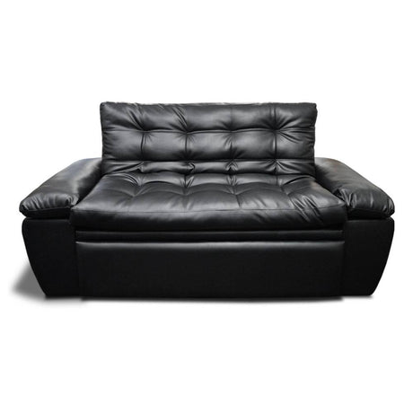 Sofá Cama Mirano Negro 190x95cm De 3 Puestos Reclinable con Apoya Brazos - Sofas | Bylmo