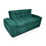 Sofá Cama Mirano Turquesa 190x95cm De 3 Puestos Reclinable con Apoya Brazos - Sofas | Bylmo