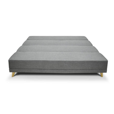 Sofá Cama Souza Gris 180x85cm De 3 Puestos Reclinable sin Apoya Brazos - Sofas | Bylmo
