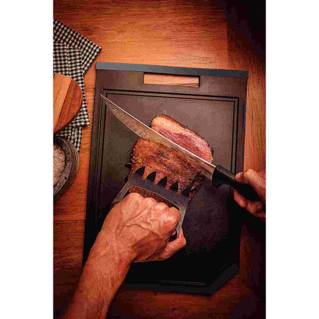 Tabla de Corte Rectangular Churrasco Black Negro 30 cm Para Asados en Polipropileno - Utensilios y Accesorios | Bylmo