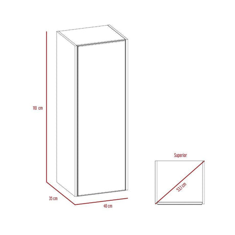 Gabinete Lice Duna 40 cm con Espejo - Gabinetes | Bylmo