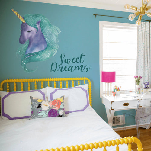 Vinilo Unicorn Sweet Dreams Multicolor 90 cm x 100 cm