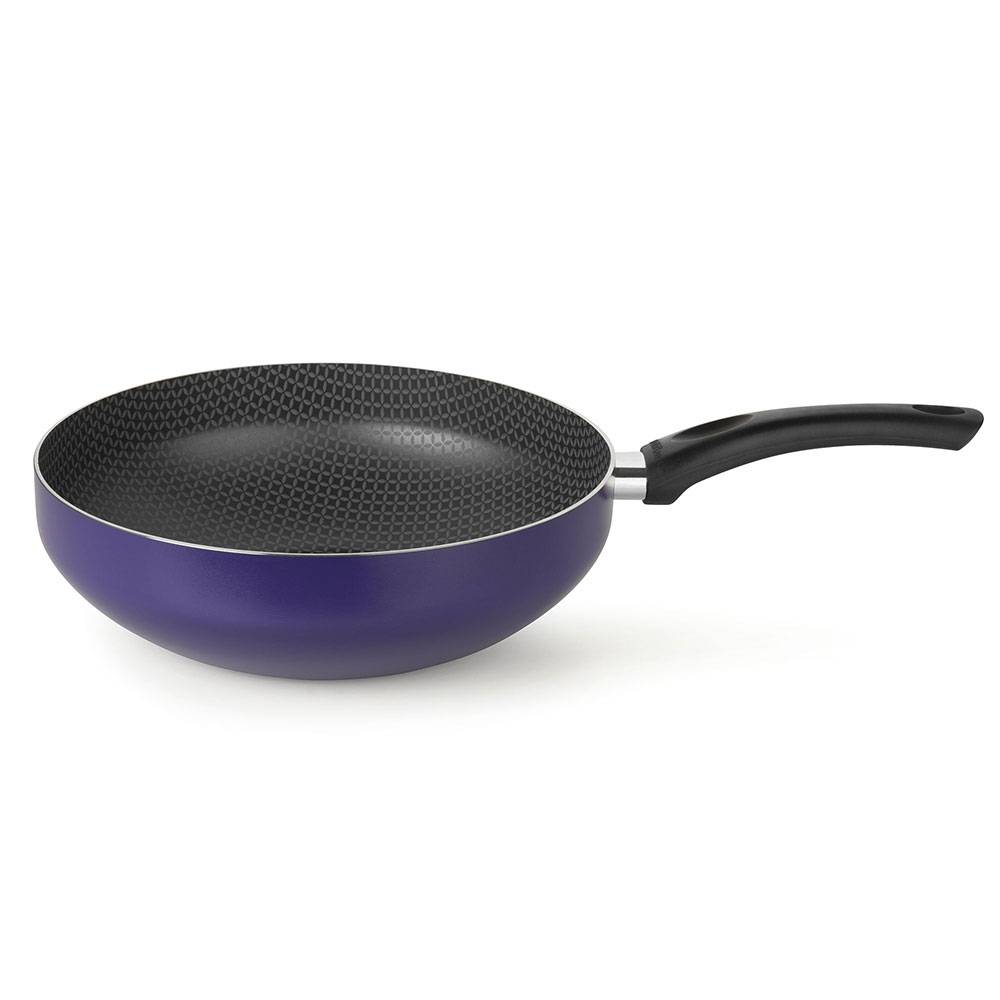 Wok Weeton Aluminio 28 cm Antiadherente Morado - Ollas y Sartenes | Bylmo