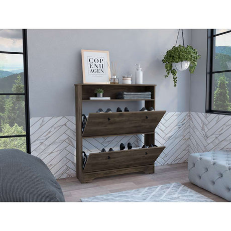 Zapatero Calgary Bellota 100 cm con Dos puertas y Entrepaño - Closets | Bylmo