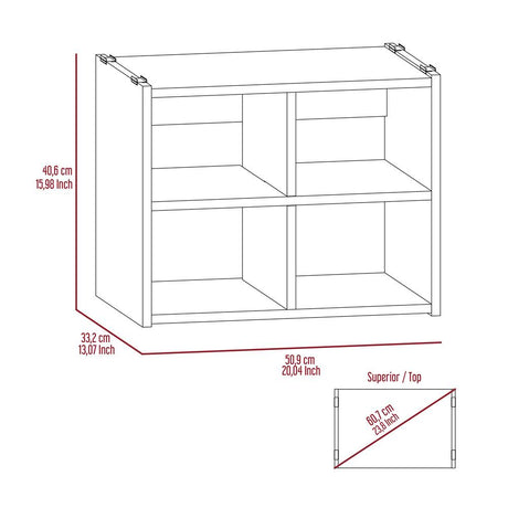 Zapatero Duna 51 cm Apilable - Closets | Bylmo