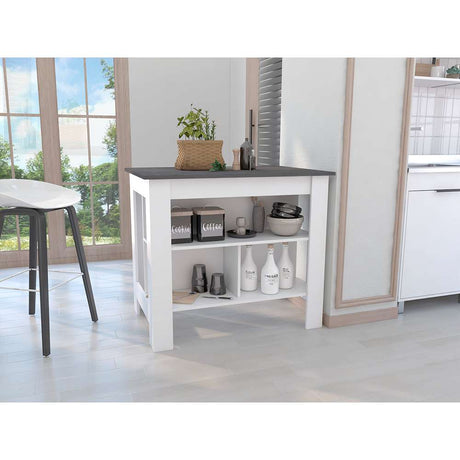 Alacena Cala Blanco 100 cm con Entrepaños - Barras y Muebles Auxiliares | Bylmo