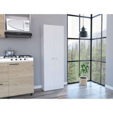 Alacena Z60 Blanco 60 cm con Dos Puertas y Entrepaños - Alacenas y Muebles Microondas | Bylmo