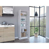 Alacena Z60 Blanco 60 cm con Dos Puertas y Entrepaños - Alacenas y Muebles Microondas | Bylmo