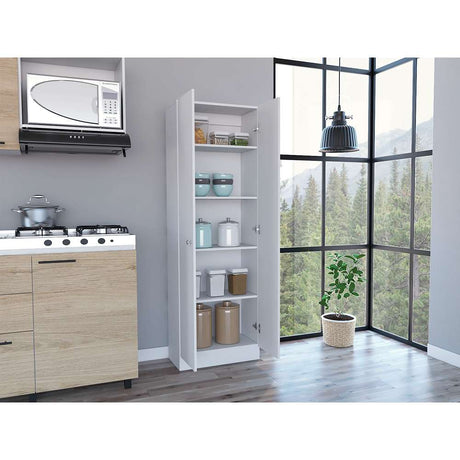 Alacena Z60 Blanco 60 cm con Dos Puertas y Entrepaños - Alacenas y Muebles Microondas | Bylmo