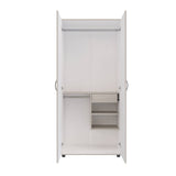 Closet Roman Ceniza 80x180cm con 1 Cajones con 2 Entrepaños - Closets | Bylmo