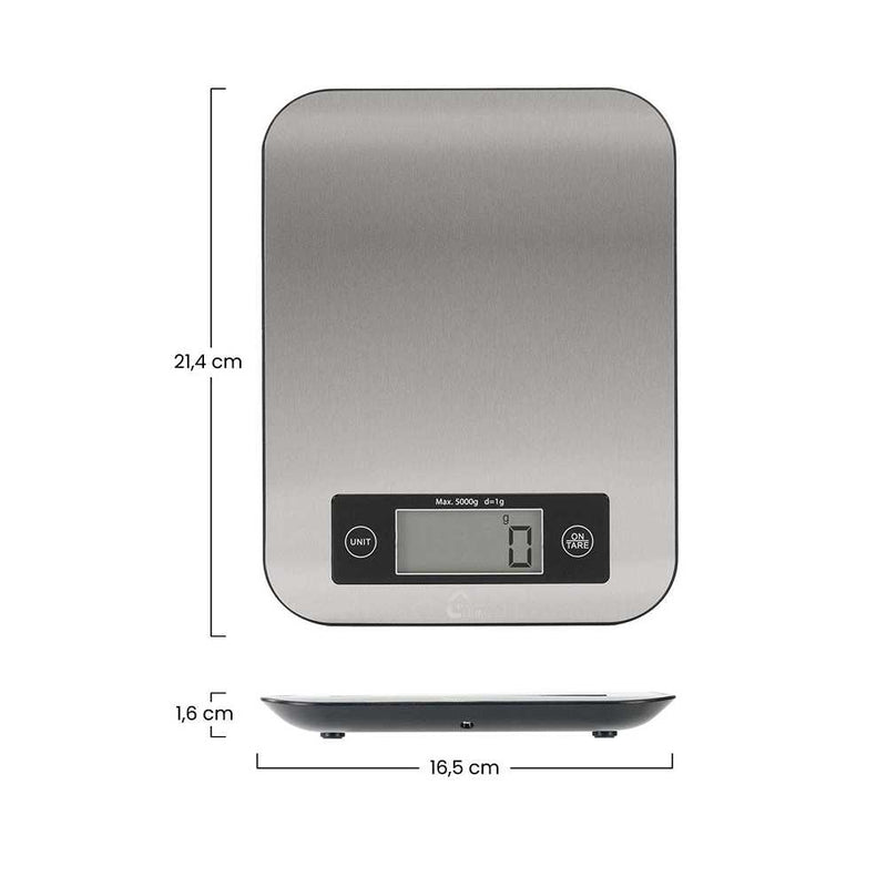 Báscula digital para cocina hasta 20 kg, Doble función