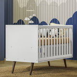 Cama Cuna Estela Blanco 133x92cm para Colchón Infantil 70 X 130 Cm con Cabecero - Camas | Bylmo