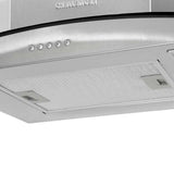 Campana Alins 80 cm Acero Tipo Isla - Electrodomesticos | Bylmo