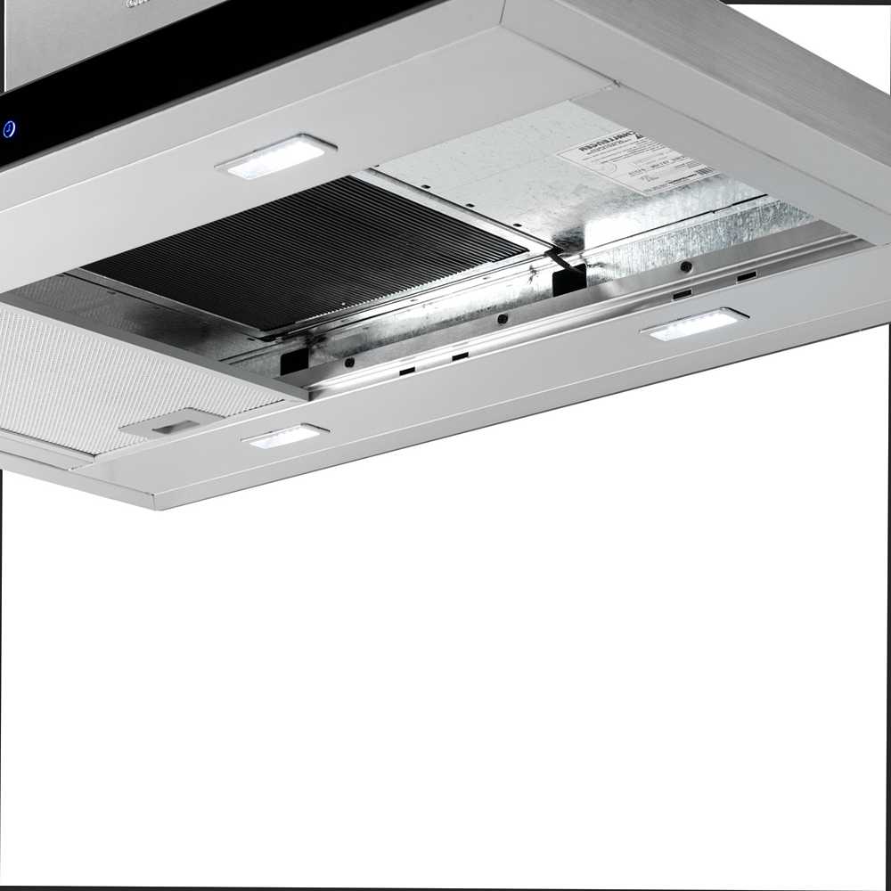 Campana Alins 90 cm Acero Tipo Isla - Electrodomesticos | Bylmo