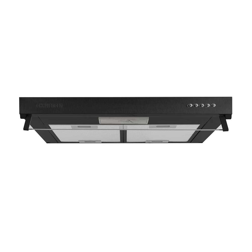 Campana Steel 60 cm Negro Horizontal - Electrodomesticos | Bylmo