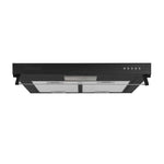 Campana Steel 60 cm Negro Horizontal