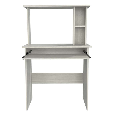 Centro de Computo Winsford Chantilly 80 cm con Biblioteca Superior - Oficina | Bylmo