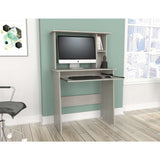 Centro de Computo Winsford Chantilly 80 cm con Biblioteca Superior - Oficina | Bylmo