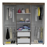 Closet Amatista Coñac 180x181.5cm con 2 Cajones con 2 Entrepaños - Closets | Bylmo
