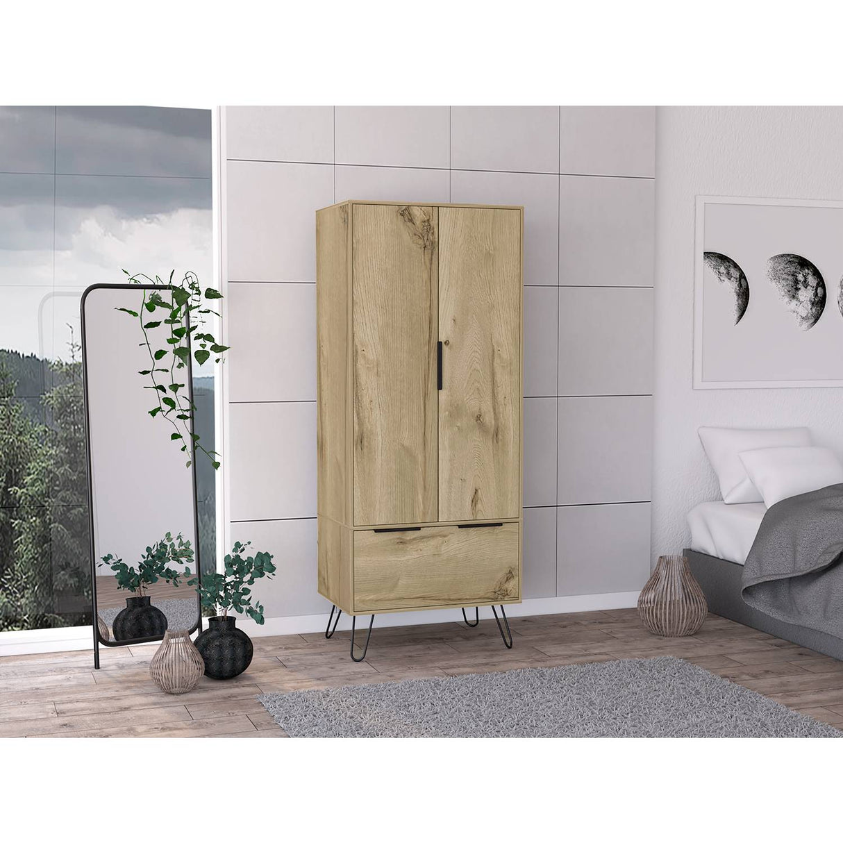 Closet Augusta Duna 76.4x188cm con 1 Cajones sin Entrepaños - Closets | Bylmo