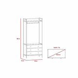 Closet Collect Duna 80x180cm con 3 Cajones sin Entrepaños - Closets | Bylmo
