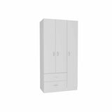 Closet Místico Blanco 90x180cm con 2 Cajones con 3 Entrepaños - Closets | Bylmo