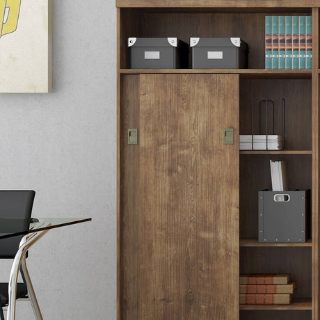 Mueble Auxiliar Felix Cafe 76 cm con Dos Puertas - Muebles Organizadores | Bylmo