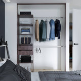 Closet Coñac 148x190cm con 2 Cajones con 4 Entrepaños - Closets | Bylmo