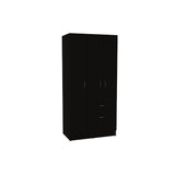 Closet Vegas Wengue 82x171cm con 1 Cajones con 4 Entrepaños - Closets | Bylmo