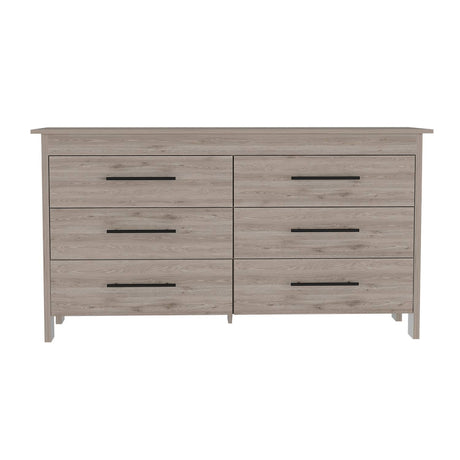 Cómoda HMS Ceniza 149.5x80.6cm De Tres Hileras con Tres Cajones - Cajoneras y Comodas | Bylmo