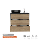 Cómoda Japón Wengue 70x68.7cm De Tres Hileras con Tres Cajones - Cajoneras y Comodas | Bylmo