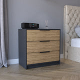 Cómoda Japón Wengue 70x68.7cm De Tres Hileras con Tres Cajones - Cajoneras y Comodas | Bylmo