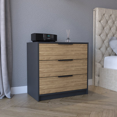 Cómoda Japón Wengue 70x68.7cm De Tres Hileras con Tres Cajones - Cajoneras y Comodas | Bylmo