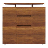 Cómoda Saur Caramelo 120 cm con Tres Puertas y Dos Cajones - Cajoneras | Bylmo