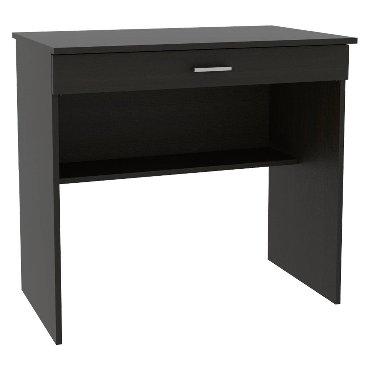 Escritorio 80C Wengue 80x73.6cm Con Un Cajón y con Organizador de Libros - Escritorios | Bylmo