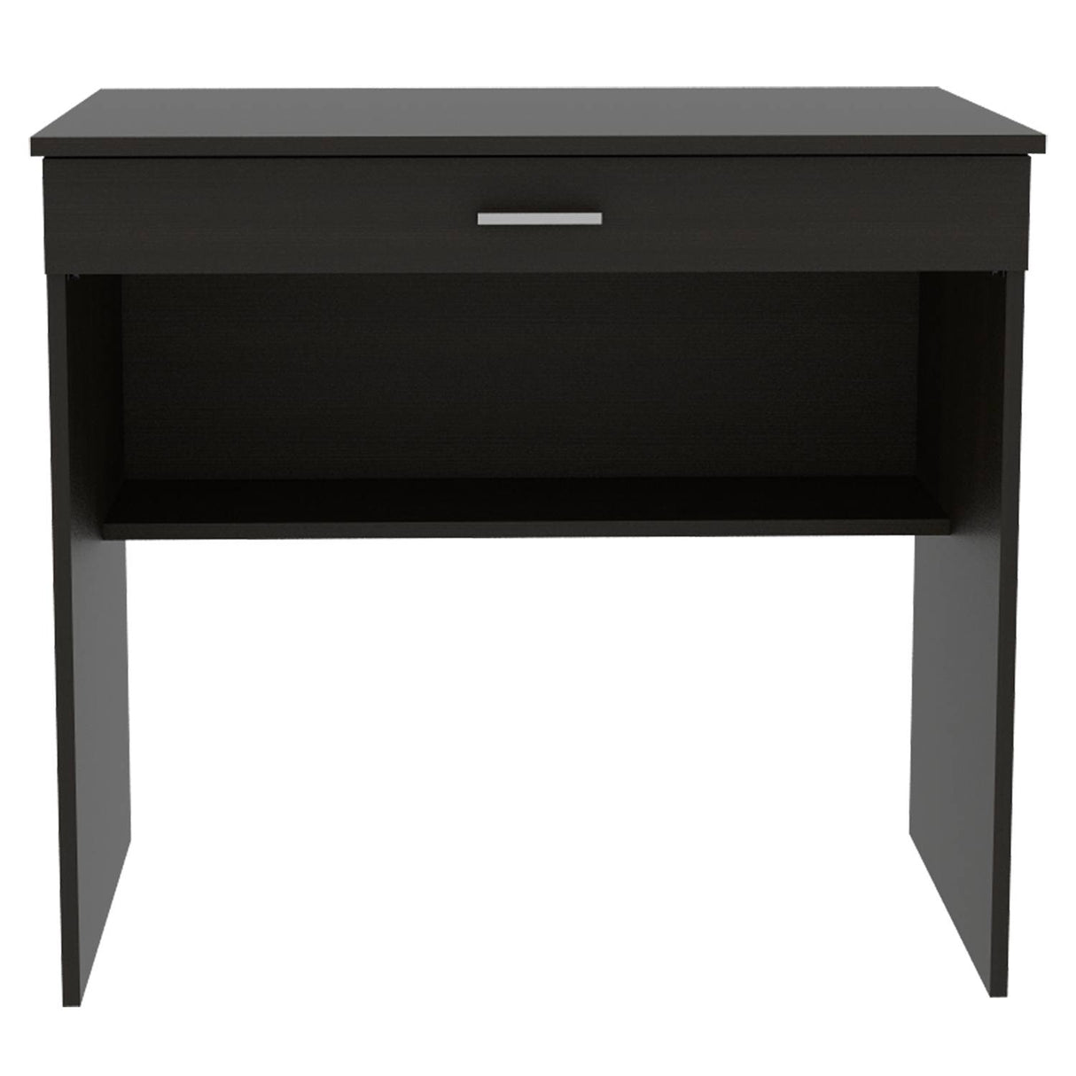 Escritorio 80C Wengue 80x73.6cm Con Un Cajón y con Organizador de Libros - Escritorios | Bylmo