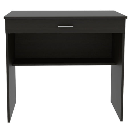 Escritorio 80C Wengue 80x73.6cm Con Un Cajón y con Organizador de Libros - Escritorios | Bylmo