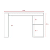 Escritorio Astana Bardolino 120 cm con Entrepaños - Escritorios | Bylmo