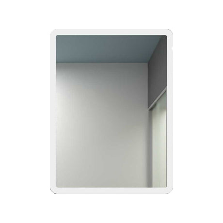 Espejo de Baño Arezo Plateado 80x60cm Rectangular y con Iluminiación Led - Espejos Decorativos | Bylmo