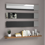 Set x 3 Espejos Atenas Plateado 120x20cm Rectangular sin Marco - Espejos Decorativos | Bylmo