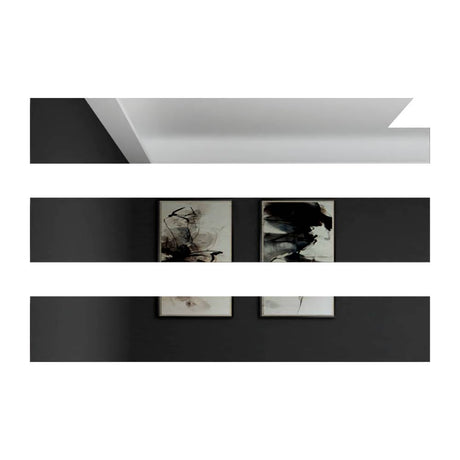 Set x 3 Espejos Atenas Plateado 120x20cm Rectangular sin Marco - Espejos Decorativos | Bylmo