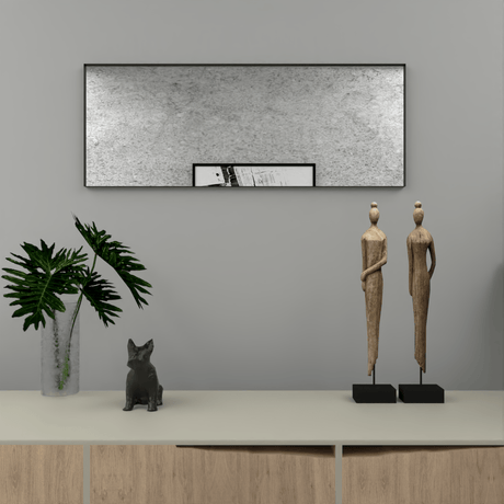 Espejo de Baño Galena negro 110x40cm Rectangular - Espejos Decorativos | Bylmo