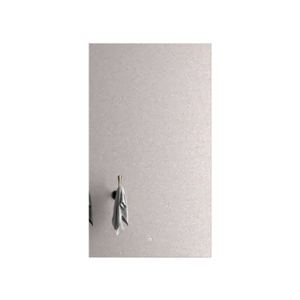 Espejo de Baño Garda Plateado 52x90cm Rectangular y con Iluminiación Led Touch - Espejos Decorativos | Bylmo