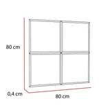 Set x 4 Espejos Malta Cuadrado 80 cm - Espejos Decorativos | Bylmo