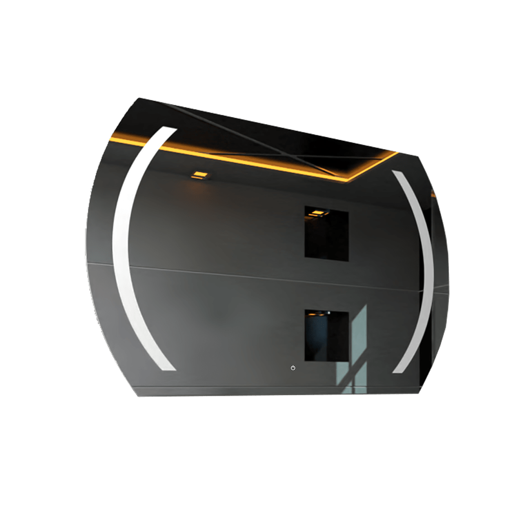 Espejo de Baño Manson Plateado 90x60cm Rectangular y con Iluminiación Led - Espejos de Baño | Bylmo