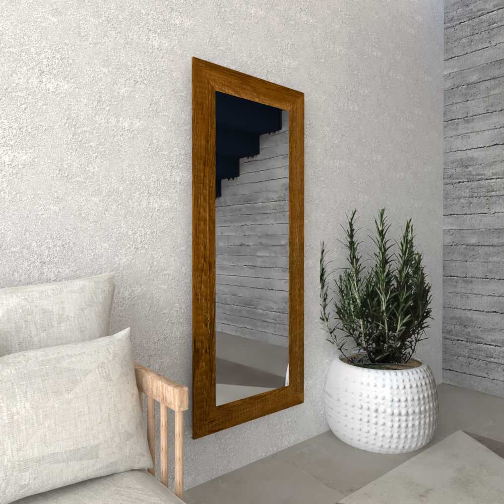 Espejo Marsala Rectangular 60 cm x 120 cm Plateado - Espejos Decorativos | Bylmo