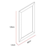 Espejo Marsala Rectangular 60 cm x 120 cm Plateado - Espejos Decorativos | Bylmo