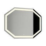 Espejo Mizu Hexagonal 80 cm Led y Touch